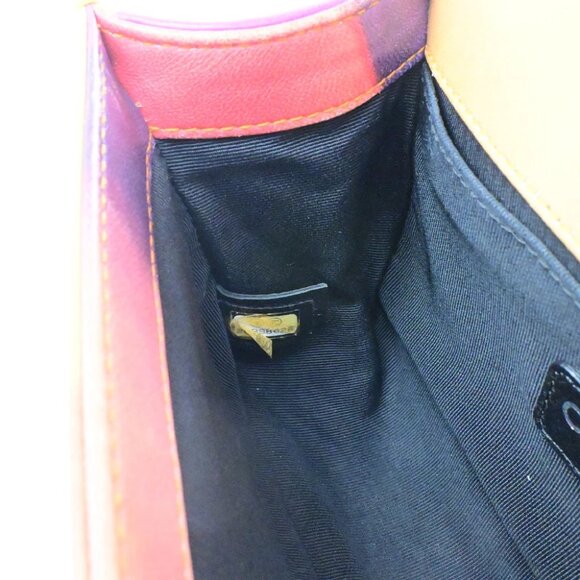 CHANEL Boy CC Logo Flower Power Chain Shoulder Bag Leather Pink SHW 342RK970 - Picture 10 of 16